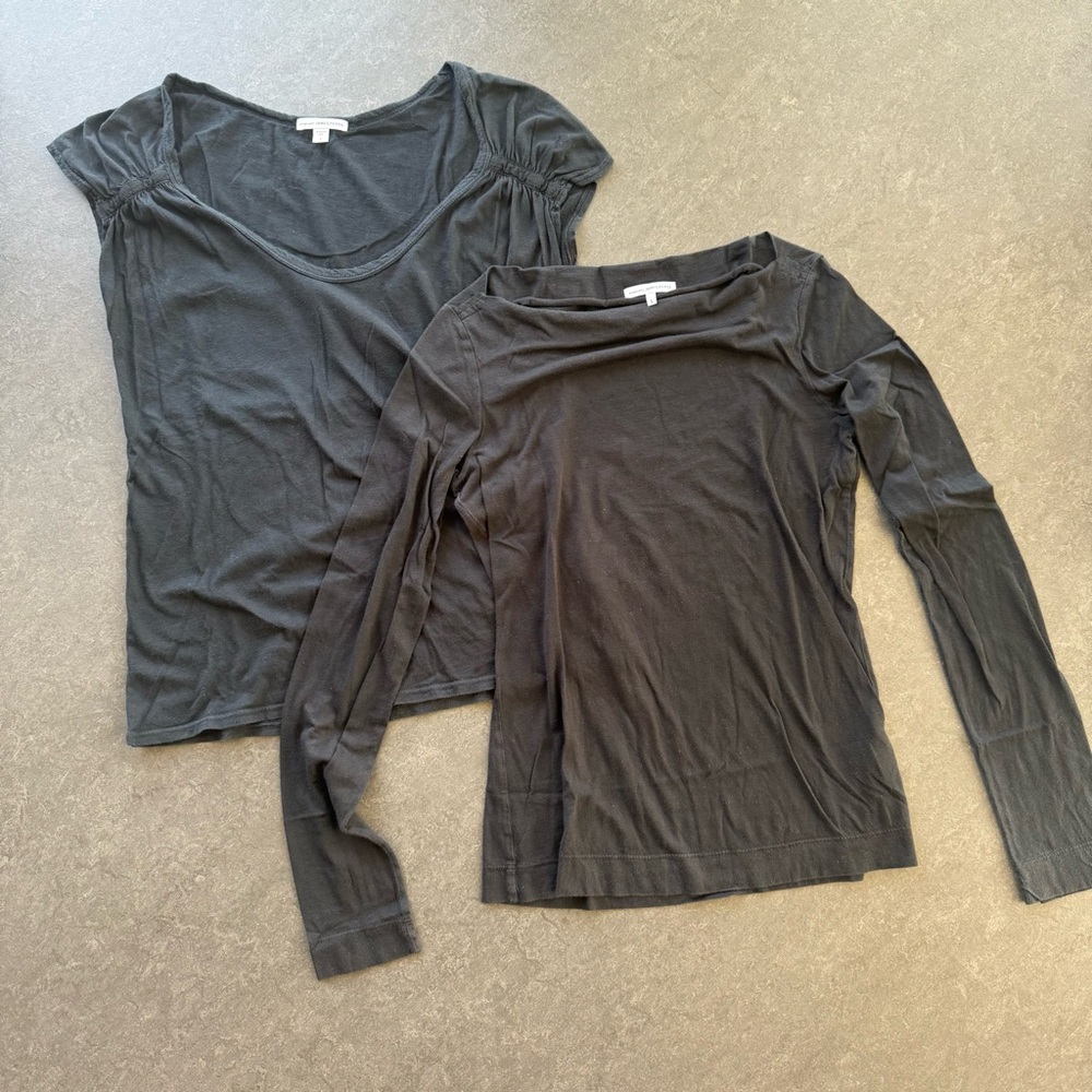 Set of 2 JAMES PERSE Tees. Size 1.